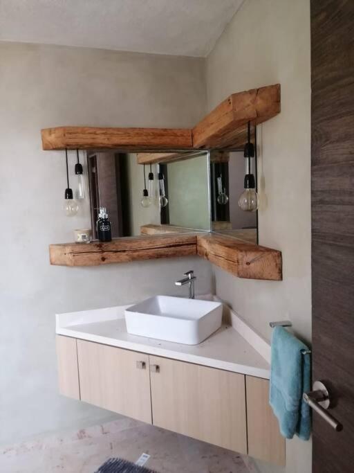 TlaxcalaDepartamento Lux En Val'Quirico Loft Frontanaアパートメント エクステリア 写真